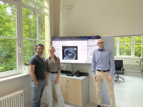 Prof. Varghese, Dr. Sandmann und Dr. Herrmann vom Institut für Medical Data Science.jpg
