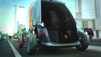 Die BEE ist mit seinem perfekt ausgearbeitetem Schwarmverhalten Teil einer ganzen Mobilitätsfamilie im urbanen Raum der Zukunft © Continental AG