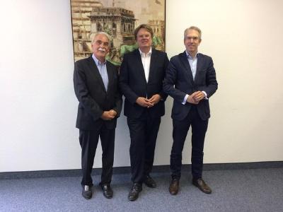 GF Herr Jürgen Bieberstein, ADKA-Präsident Prof. Frank Dörje, Leiter der Geschäftsstelle Herr Markus Bazan (Foto: ADKA)