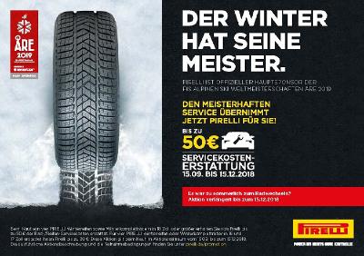 Das Motiv der Pirelli Winter-Promotion 2018