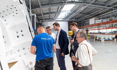 Interessante Einblicke in ein höchst innovatives Unternehmen erhielt MdL Daniel Karrais (FDP) bei der Firma Whirlcare Industries