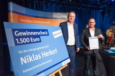 Axel Bauer (links) und Niklas Herkert (rechts) in der Alten Feuerwache