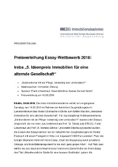 Pressemitteilung_IREBS Immobilienakademie_Preisverleihung_Ideenpreis_2018.pdf