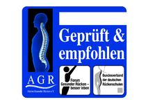 Achten Sie auf das AGR-Gütesiegel. Es signalisiert: Dieses Produkt ist rückengerecht