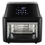 Rosenstein & Söhne Digitale XXXL-Heißluft-Fritteuse & Umluft-Backofen HF-410, 8 Programme, 16 l