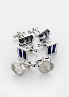 Montblanc Men's Jewellery_Contemporary Collection _Stripes Cuff Links Family Shot.tiff