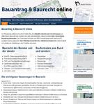 Aktuelle Gesetze und Verordnungen zum öffentlichen Baurecht des Bundes und aller Bundesländer