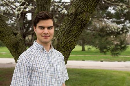 Mykhaylo Malakhov, Student an der Andrews-Universität, Berrien Springs, Michigan/USA © Foto: Jessica Condon/www.andrews.edu