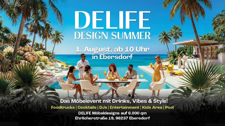 DELIFE Design Summer geht in die vierte Runde