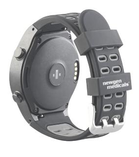 newgen medicals GPS-Handy-Uhr & Smartwatch PW-500.gps für iOS & Android