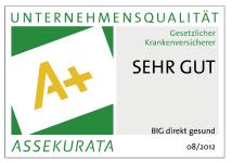 BIG mit bester Unternehmensqualität