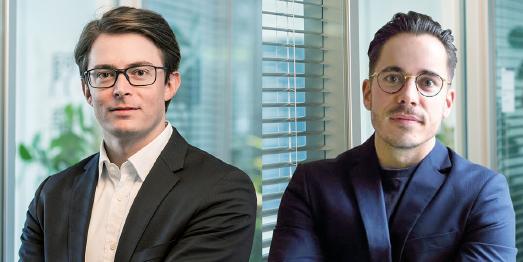 Matthias Bauer (Vogel Business Media, li.) und David Rost (INTEGR8 media, re.) verantworten als Geschäftsführer die neue Social-Media-Agentur "INTEGR8 social" / Foto: Vogel Business Media