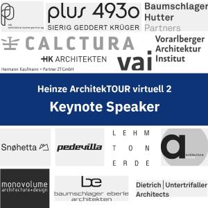 Renommierte Referenten aus der Architektur-Szene bei der 2. Edition der Heinze ArchitekTOUR virtuell