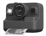 Callstel Full-HD-Sofortbildkamera DV-10.druck mit Thermodrucker, Display, Akku, 16x-Zoom
