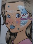 Facepainting Kleine Winterzauberei