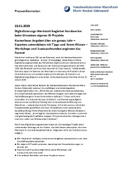 pri25-01-23 - Digitalisierungs-Werkstatt begleitet Handwerker beim Umsetzen eigener KI-Projekte.pdf