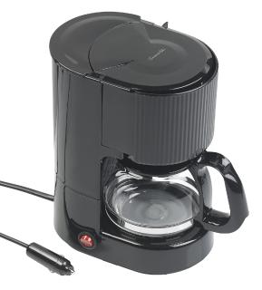 Rosenstein & Söhne Kfz-Filterkaffee-Maschine, bis zu 3 Tassen, 650 ml, 12 Volt, 170 Watt