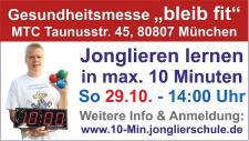 Jonglier-Schnellkurs am 29.10.2017 in München