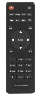 VR-Radio Digitaler WLAN-HiFi-Tuner IRS-711.HiFi mit Internetradio, DAB+, UKW, MP3, Alu-Optik