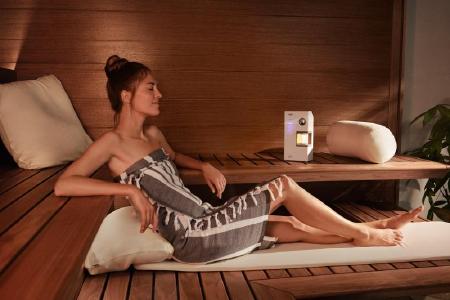 KLAFS Sauna: nicht nur wohltuend sondern auch gesund, hier mit SaltProX