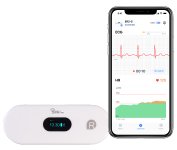 newgen medicals Medizinisches, mobiles EKG-Messgerät mit OLED-Display, Bluetooth & App
