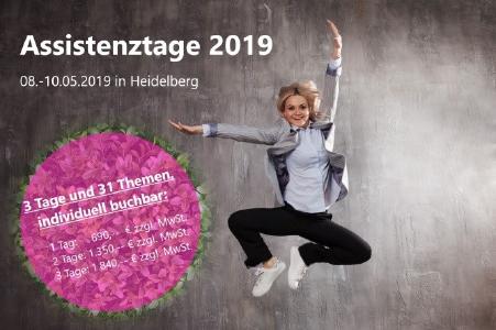 Assistenztage 2019 – Datum & Preise