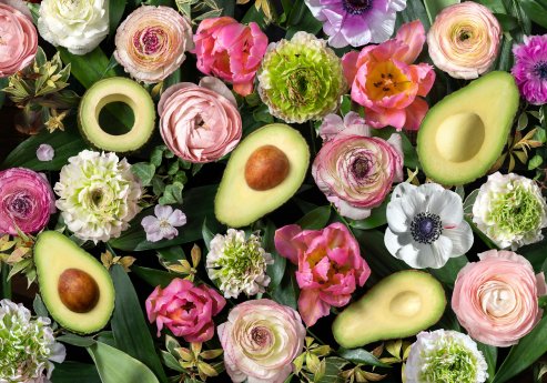 Avocado With Flowers Smaller Size.jpg