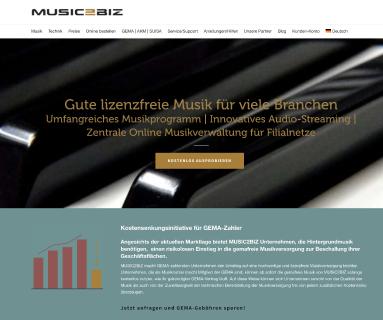 MUSIC2BIZ-Startseite: Kontakt Kostensenkung für Fitnessstudios