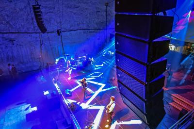 RCF HDL 30-A Line Array System Proofs its Class 500 Meters Under the Earth
