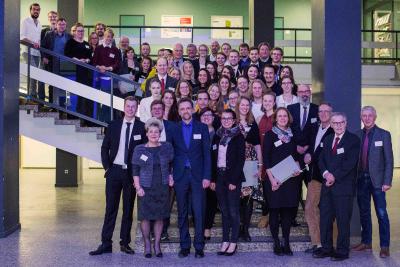 58 Absolventinnen und Absolventen wurden bei den StudyUp-Awards für ihre herausragenden Leistungen ausgezeichnet, Foto: Daniela Rösler