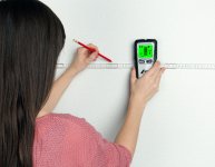 AGT 5in1-Multi-Detektor mit LCD-Display für Metall, Stromleitungen & Holz