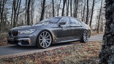 Cor.Speed Sports Wheels Europe: Luxury liner BMW 7 Series on large Deville alloy wheels