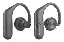 auvisio True Wireless In-Ear-Headset IHS-590.bt. V2, Ohrbügel, Bluetooth, 15 Stunden Spielzeit / Copyright-Hinweis angebracht: PEARL.GmbH / www.pearl.de