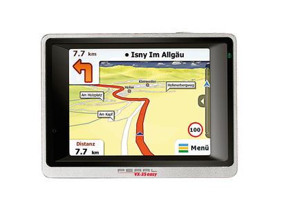 PEARL 3,5-GPS-Navigationssystem VX-35 Easy
