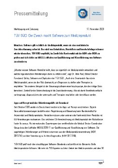 TUEV SUED Der Zweck macht Software zum Medizinprodukt.pdf