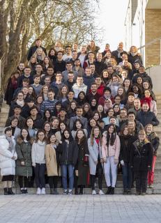 Aus Ländern wie Mexiko, China und Tunesien sind die 84 Teilnehmerinnen und Teilnehmer des Wintersprachkurses angereist, um an der Hochschule Osnabrück Deutsch zu lernen / Foto: Hochschule Osnabrück/Christa Henke