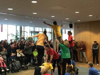 Schulzirkus "Jokulus" begrüßt die Gäste Johannes Landenberger Förderzentrum Weimar