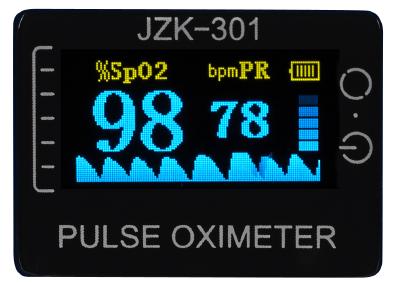 newgen medicals Medizinischer Finger-Pulsoximeter mit OLED-Farbdisplay, exakte Messung