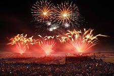 Überzeugte mit künstlerischem Anspruch, tollen Effekten und viel Poesie: Das Feuerwerk des portugiesischen Team Grupo Luso Pirotecnia (Foto: Hassan Mahramzadeh)