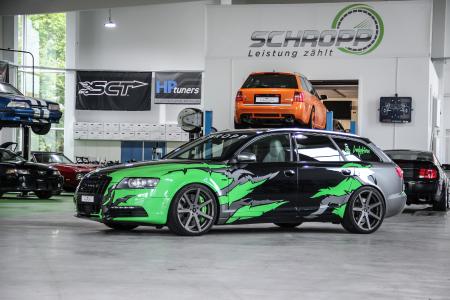 Schropp Tuning Audi S6 Avant on Barracuda Virus Rims in matt gunmetal
