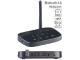 auvisio 2in1-Audio-Sender & -Empfänger BTR-300, Bluetooth 4.2, aptX, 50 m Reichweite