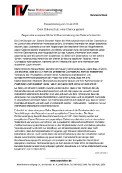 NRV PM 19.07.2013 Dem Datenschutz eine Chance geben!.pdf