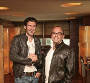 Luis Figo und Andrés Fernández, CEO von Epikurean.jpg