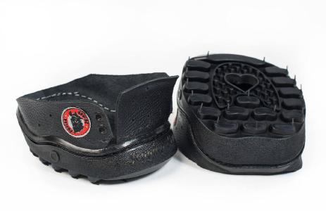 Der Klebeschuh im Workshop bei der Hufschuhanzieherin