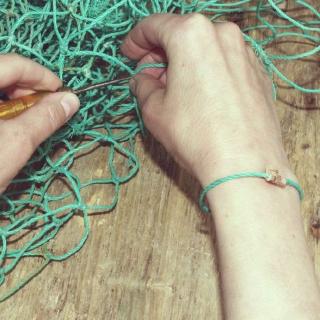 „FÜR MEER LEBEN“-Armband von colorswell handmade design