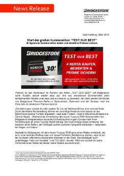 Start der großen Bridgestone Kundenaktion TEST OUR BEST.PDF