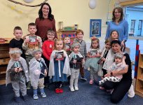 Spendenübergabe in der Kita 