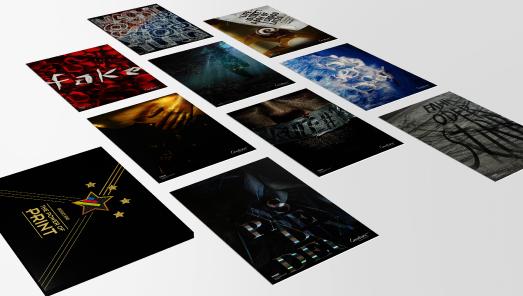 Plakatesammlung der Creatura-Roadshow