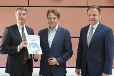 von links nach rechts: Bernd Sieber, Benno Schmeing, Ingo Rust