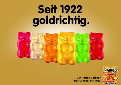 HARIBO Plakatkampagne: Goldige Unterstützung